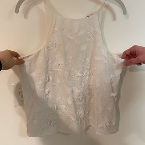 White Razorback blouse